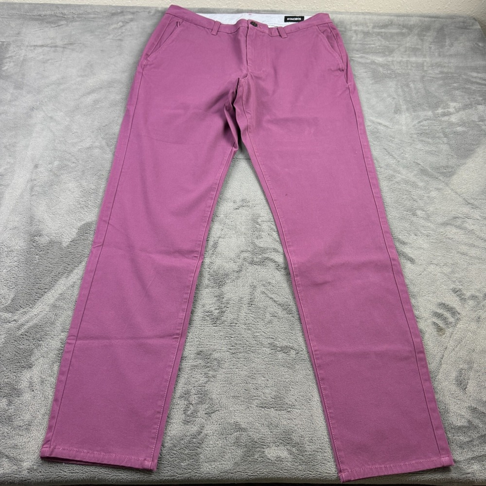 Bonobos Magenta/Plum Chinos